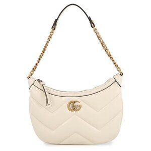 Gucci Chain Shoulder Bag GG Marmont Small Quilted Leather